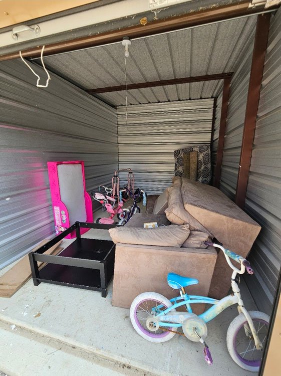 Junk Task Force 1 Trailer in driveway