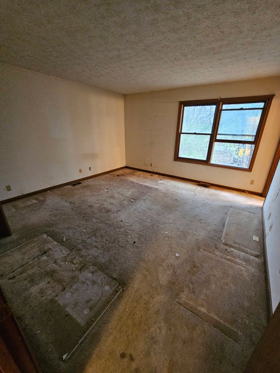 Junk Task Force 1 Trailer in driveway