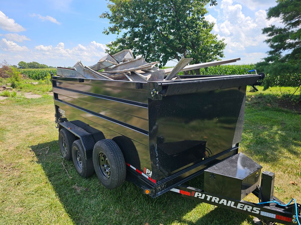 Junk Task Force 1 Trailer outside